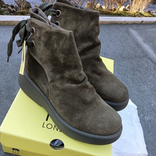 Fly london khaki oil suede - fly,