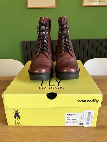 Fly london leather wedge - london, boots