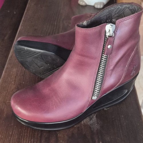 Fly london blood leather - london,