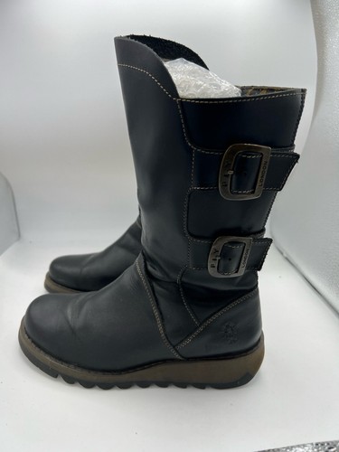Fly london black - london, boots
