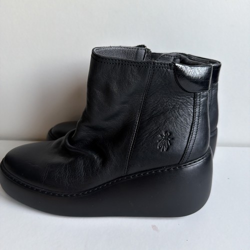 Fly london black leather - fly,